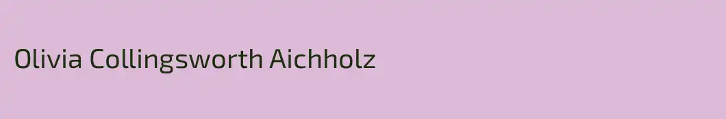 Olivia Collingsworth Aichholz